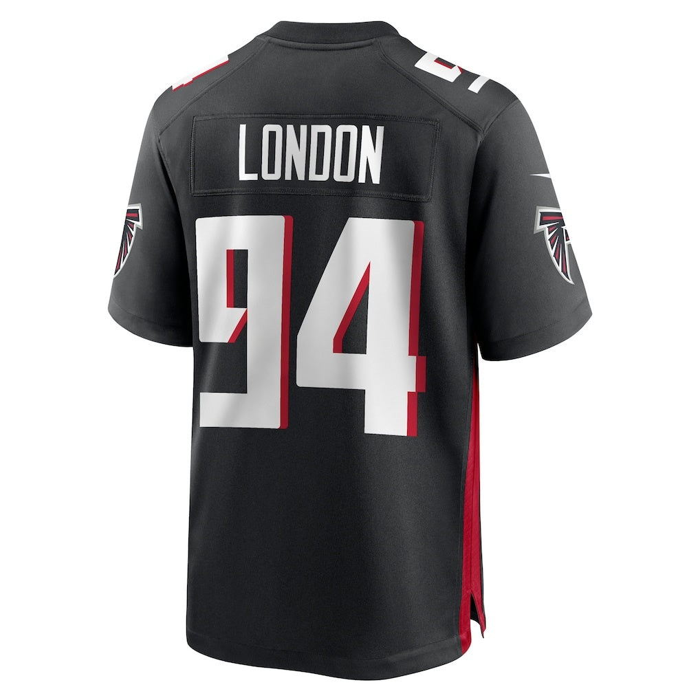 A.Falcons #94 LaCale London Black KLUNKIM Team Game Jersey