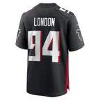 A.Falcons #94 LaCale London Black KLUNKIM Team Game Jersey
