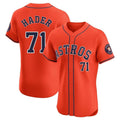 Houston Astros #71 Josh Hader Player Orange KLUNKIM Home Limited Elite Stitched Jerseys