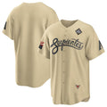 Arizona Diamondbacks Blank Gold KLUNKIM 2023 World Series City Connect Cool Base Stitched Jersey