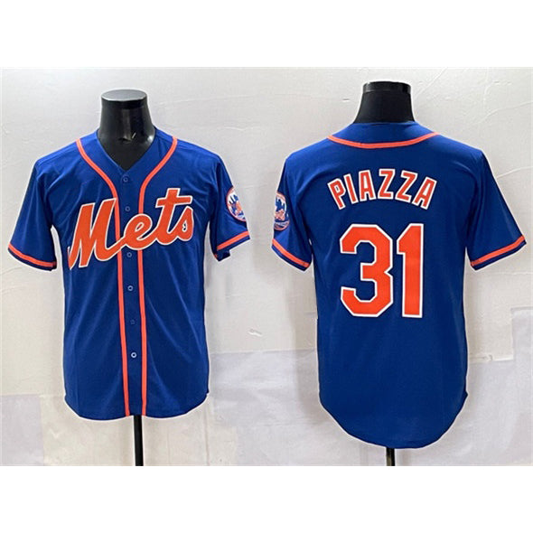New York Mets #31 Mike Piazza Blue KLUNKIM Cool Base Stitched Jersey