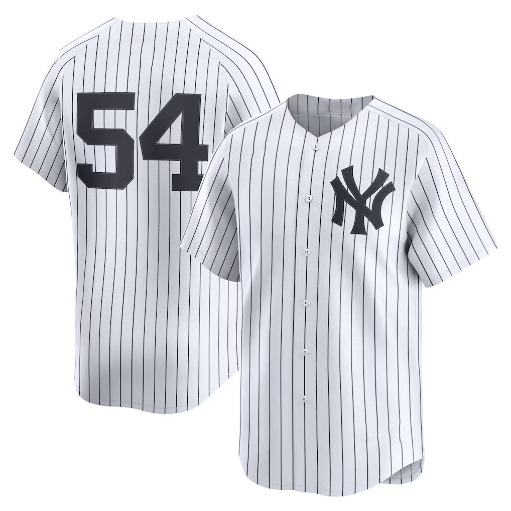 New York Yankees #54 Max Fried White KLUNKIM Home Limited Player Jersey