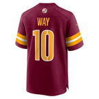 W.Commanders #10 Tress Way Burgundy KLUNKIM Game Jersey