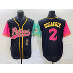 San Diego Padres #2 Xander Bogaerts Number Black KLUNKIM NEW 2023 City Connect Cool Base Stitched Jersey