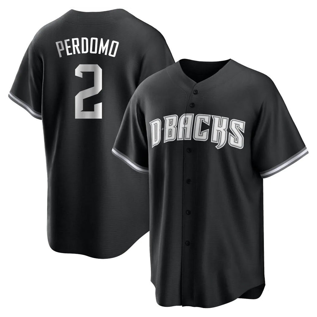 Arizona Diamondbacks #2 Geraldo Perdomo Player Black KLUNKIM Game Home Stitched Jerseys