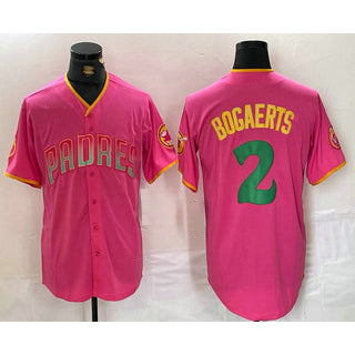 San Diego Padres #2 Xander Bogaerts Pink KLUNKIM Fashion Jersey