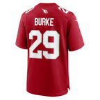 A.Cardinals #29 Denzel Burke Cardinal KLUNKIM Team Game Jersey