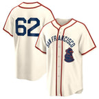 San Francisco Giants #62 Logan Webb Cream KLUNKIM 2024 Rickwood Classic Stitched Jersey