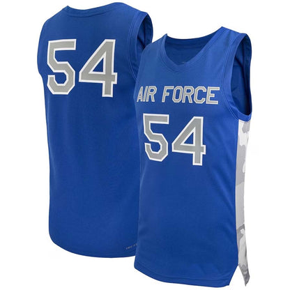 #54 AF.Falcons Replica Basketball Jersey - Royal Stitched American College Jerseys