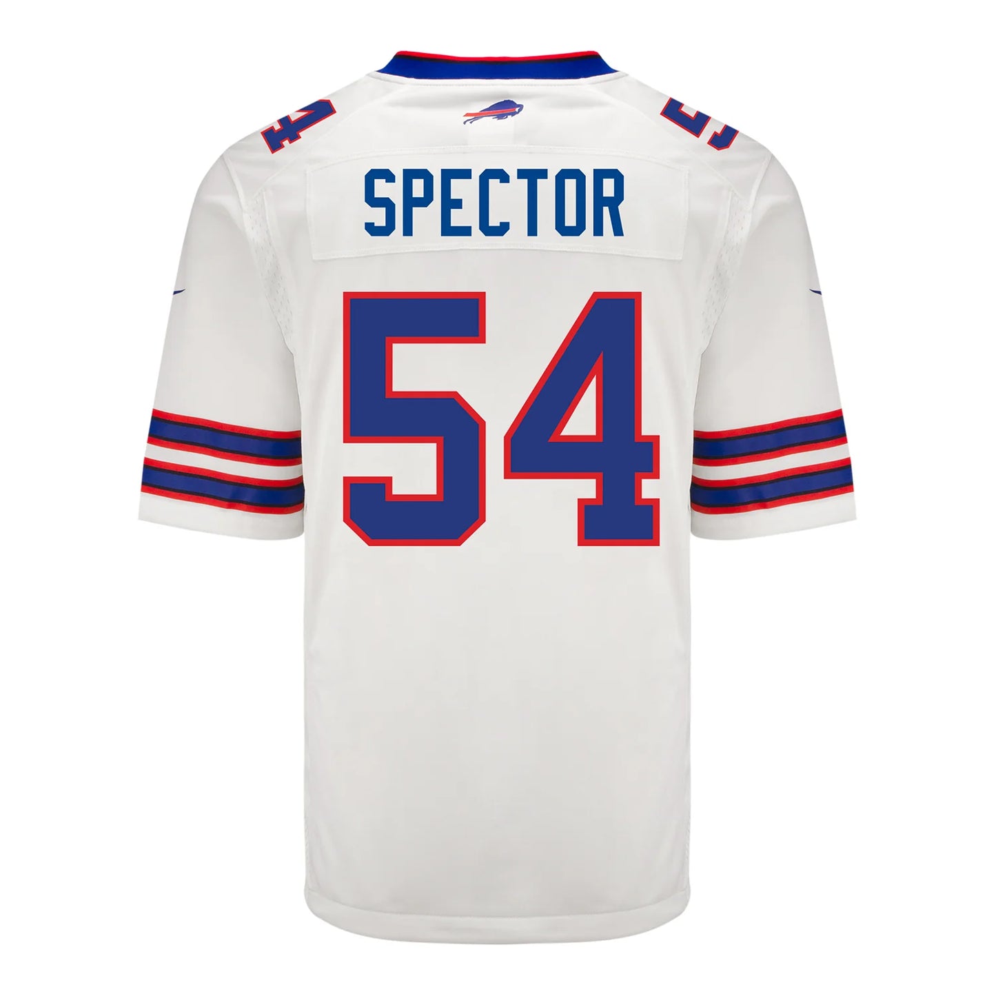 B.Bills #54 Baylon Spector White Game Player Jersey Football Stitched American Jerseys