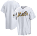 New York Mets Blank White KLUNKIM 2022 All-Star Cool Base Stitched Jersey