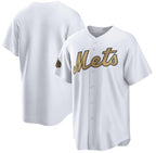 New York Mets Blank White KLUNKIM 2022 All-Star Cool Base Stitched Jersey