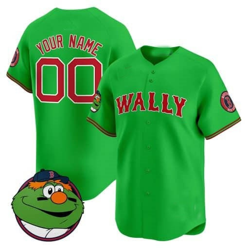 Custom Boston Red Sox Wally Vapor Premier Limited Jersey - All Stitched-Green KLUNKIM