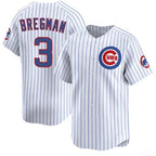 Chicago Cubs #3 Alex Bregman White KLUNKIM 2026 Home Limited Stitched Jersey