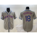 New York Mets #18 Darryl Strawberry Grey KLUNKIM 2025 Spring Training Cool Base Stitched Jersey