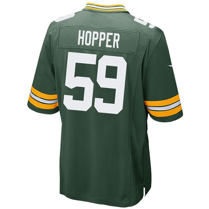 GB.Packers #59 Ty'Ron Hopper Green Game American Football Stitched Jerseys