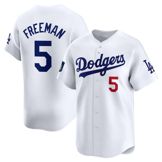 Los Angeles Dodgers #5 Freddie Freeman 2024 World Tour Seoul Series Home Limited Player Jersey - White Stitches Baseball Jerseys