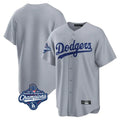 Los Angeles Dodgers Blank Player Gray KLUNKIM Game Home World Series Meet Stitched Jerseys