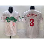Philadelphia Phillies #3 Bryce Harper White KLUNKIM Phanatic Limited Stitched Jersey 2