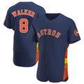 Houston Astros #8 Christian Walker Player Navy KLUNKIM Home Limited Elite Stitched Jerseys