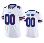 Custom B.Bills Active Player White KLUNKIM 2023 F.U.S.E. Vapor Untouchable Limited Stitched Jersey