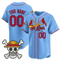 Custom St. Louis Cardinals x One Piece Blue KLUNKIM Vapor Premier Limited Jersey - Stitched