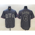 New York Mets #6 Starling Marte Gray KLUNKIM 2024 City Connect Cool Base Stitched Jersey 2