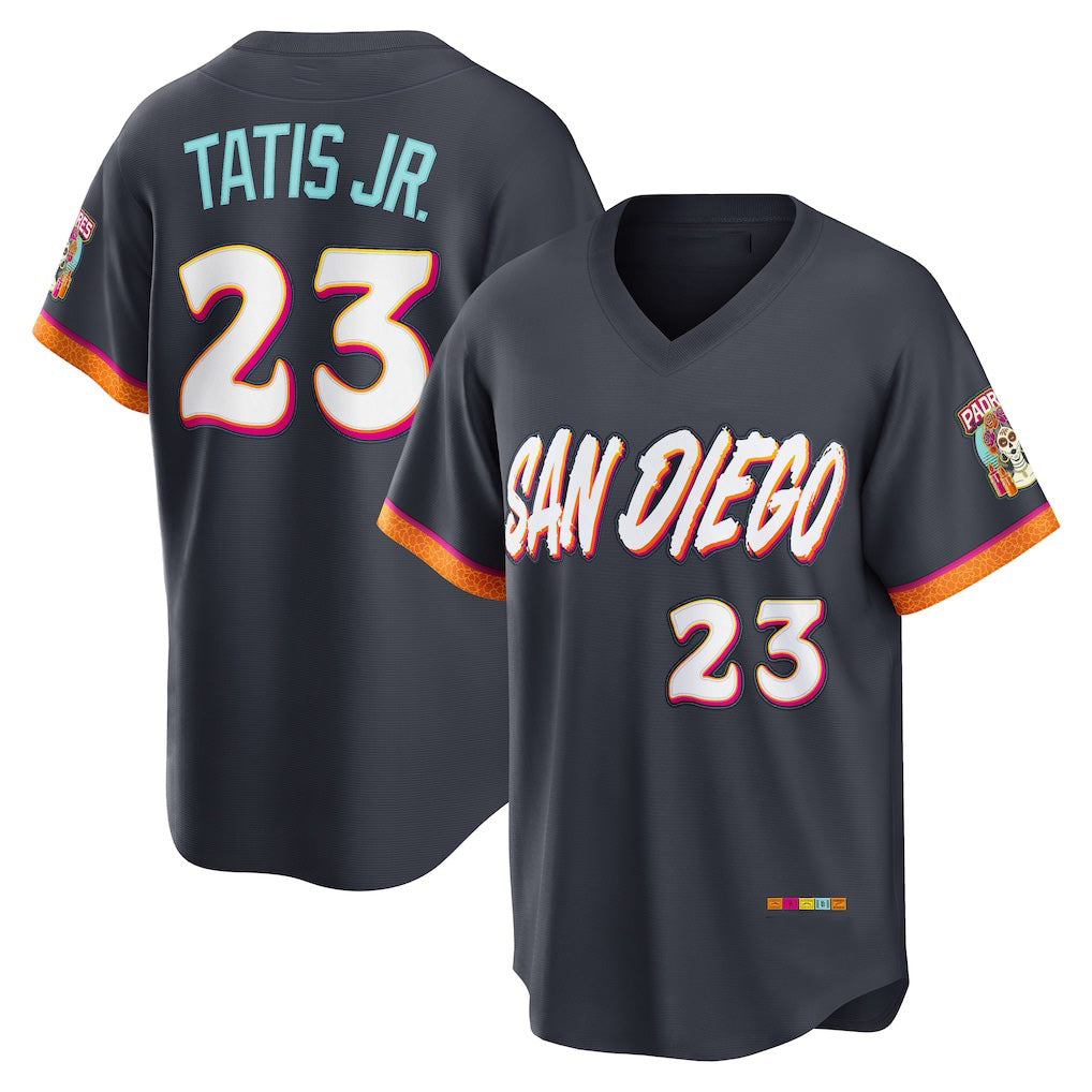 San Diego Padres #23 Fernando Tatis Jr. Obsidian KLUNKIM 2026 City Connect Stadium Jersey