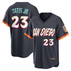 San Diego Padres #23 Fernando Tatis Jr. Obsidian KLUNKIM 2026 City Connect Stadium Jersey