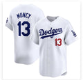 Los Angeles Dodgers #13 Max Muncy White KLUNKIM Stitched Cool Base Jersey