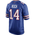 B.Bills #14 Frank Reich Royal KLUNKIM Game Retired Player Jersey