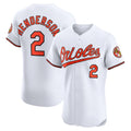 Baltimore Orioles #2 Gunnar Henderson White KLUNKIM Home Elite Jersey