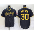 Pittsburgh Pirates #30 Paul Skenes Black KLUNKIM Stitched Jersey