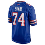 B.Bills #74 Jude Bowry Royal KLUNKIM Team Game Jersey