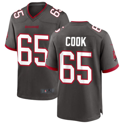 Football Jerseys TB.Buccaneers #65 Dylan Cook Player Stitched Game Jersey