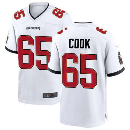 Football Jerseys TB.Buccaneers #65 Dylan Cook Player Stitched Game Jersey