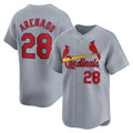 St. Louis Cardinals #28 Nolan Arenado Gray KLUNKIM Away Limited Player Jersey