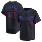 Custom Toronto Blue Jays Active Player Black KLUNKIM 2024 City Connect Limited Stitched Jersey