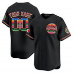 Custom Chicago Cubs Mexico Vapor Premier Limited Jersey ¨C Black KLUNKIM