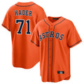 Houston Astros #71 Josh Hader Player Orange KLUNKIM Home Game Stitched Jerseys