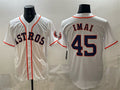 Houston Astros #45 Tatsuya Imai White KLUNKIM Cool Base Stitched Jersey