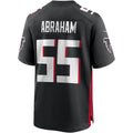 A.Falcons #55 John Abraham Black KLUNKIM Game Retired Player Jersey