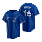 Toronto Blue Jays #16 Yusei Kikuchi Royal KLUNKIM Cool Base Stitched Jersey