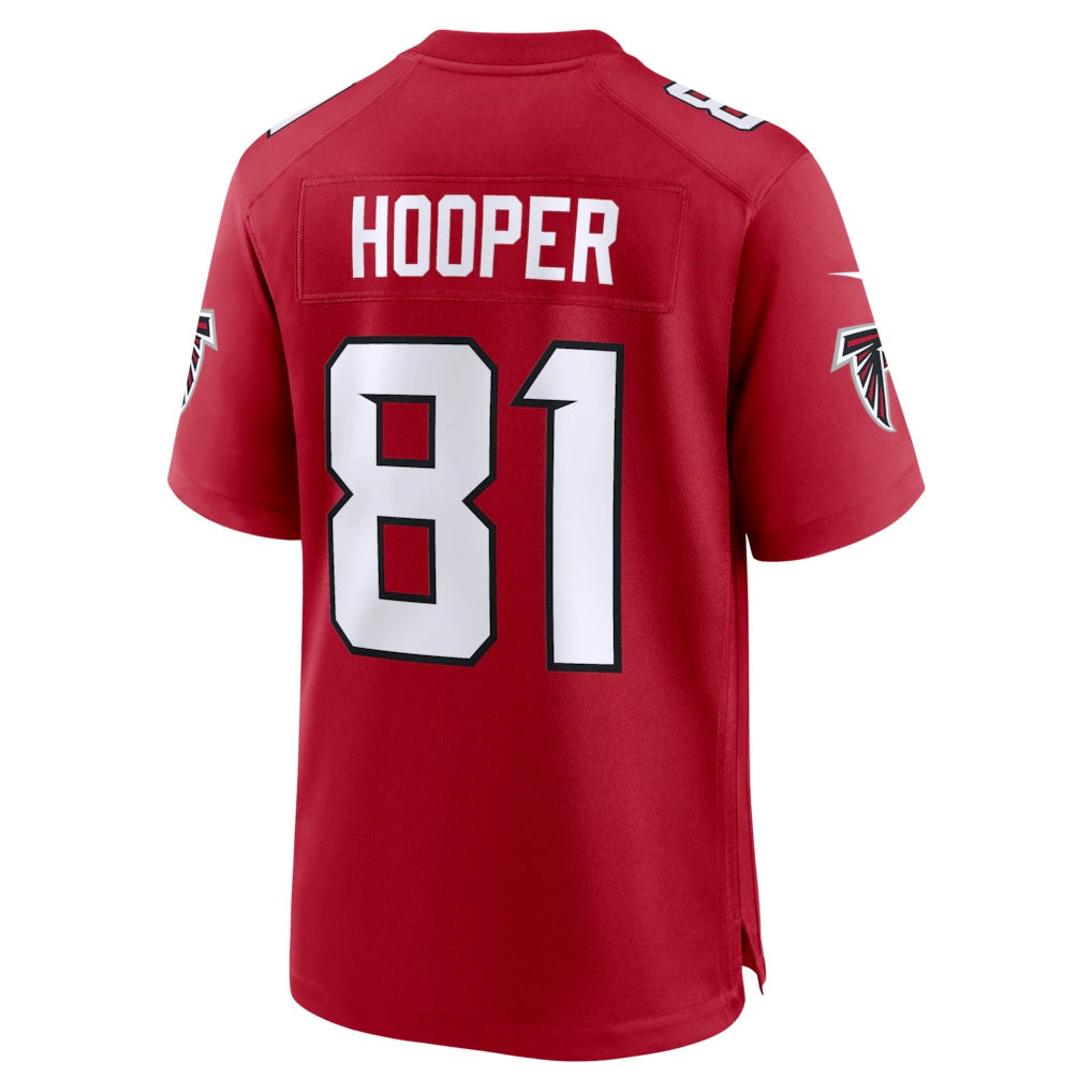 A.Falcons #81 Austin Hooper Red KLUNKIM Team Game Jersey