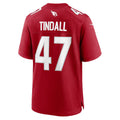 A.Cardinals #47 Channing Tindall KLUNKIM Cardinal Team Game Jersey