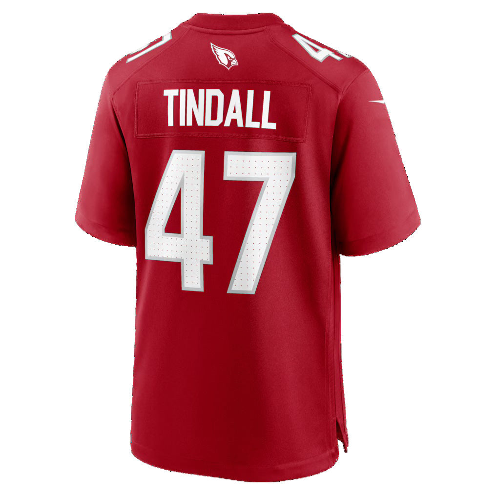 A.Cardinals #47 Channing Tindall KLUNKIM Cardinal Team Game Jersey