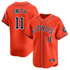 Houston Astros #11 Cam Smith Player Orange KLUNKIM Home Limited Stitched Jerseys