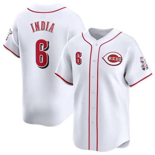 Cincinnati Reds #6 Jonathan India White Home Cooperstown Collection Player Jersey Baseball Jerseys