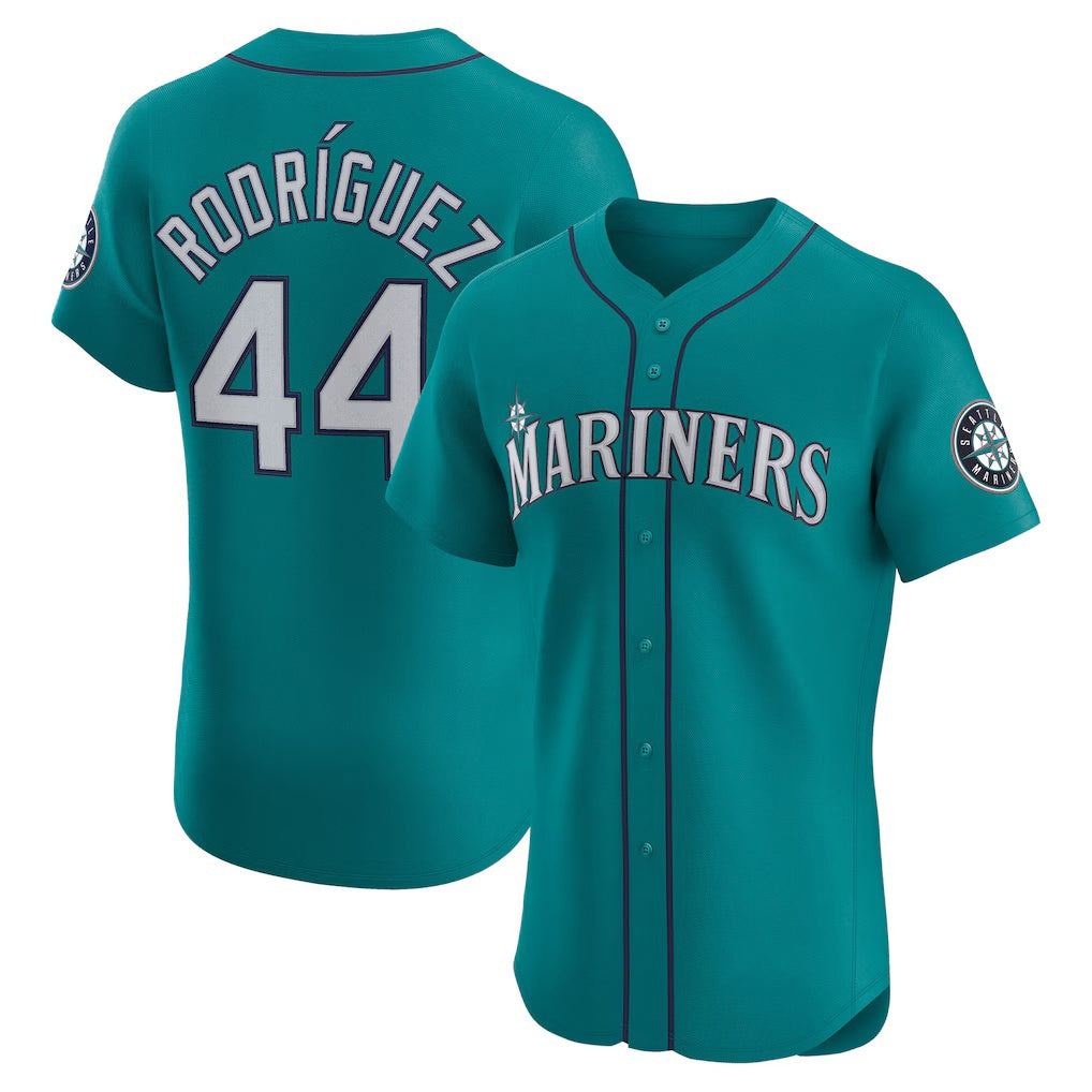 Seattle Mariners #44 Julio Rodr¨ªguez Teal KLUNKIM Alternate Elite Jersey