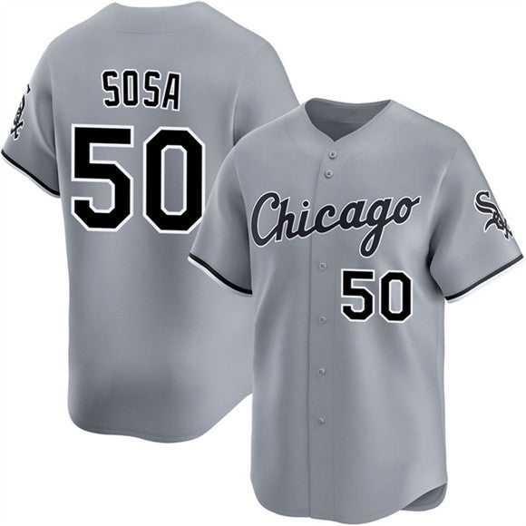 Chicago White Sox #50 Lenyn Sosa Gray KLUNKIM 2025 Limited Stitched Jersey